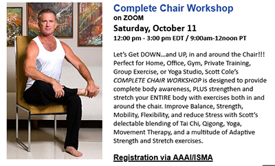 Scott Cole at Complete Chair Workshop Oct 11 via Zoom